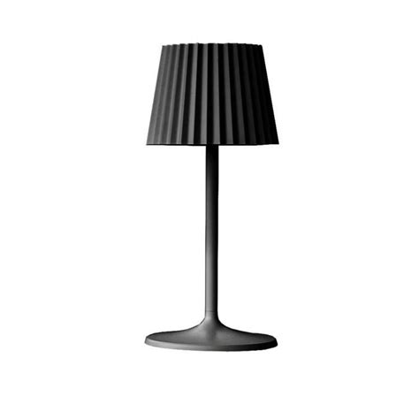 Lampe De Table Sans Fil LED Blanc Chaud ABBY BLACK H30cm Cdiscount Maison