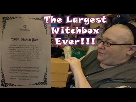 Witchbox March 2023 Unboxing Theme Earth Element Subscription Box