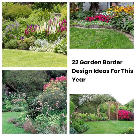 22 Garden Border Design Ideas For This Year | SharonSable