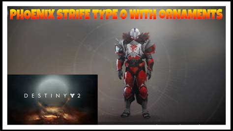 Destiny 2 Phoenix Strife With Ornaments Legendary Titan Crucible