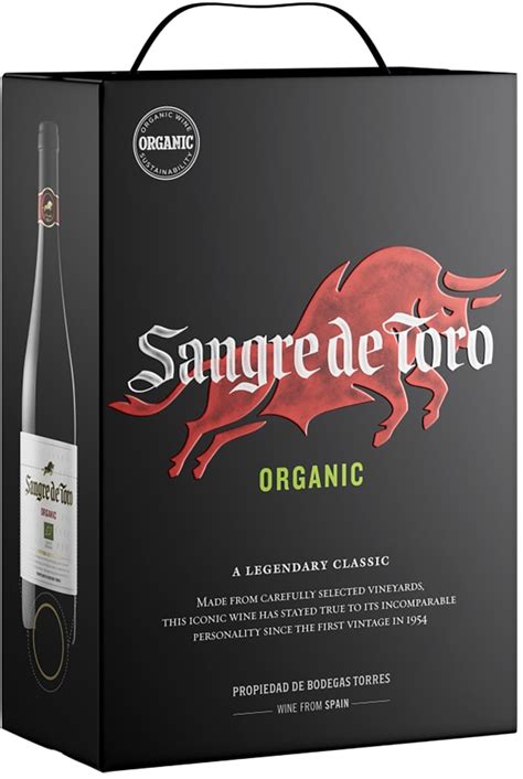 Sangre De Toro Organic 2021 Bag In Box Alko