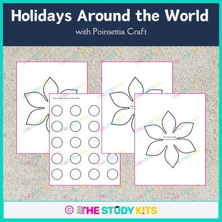 Holidays Around The World With Poinsettia Craft The Study Kits