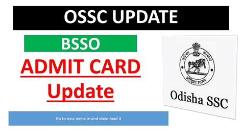 BSSO EXAM UPDATES YouTube