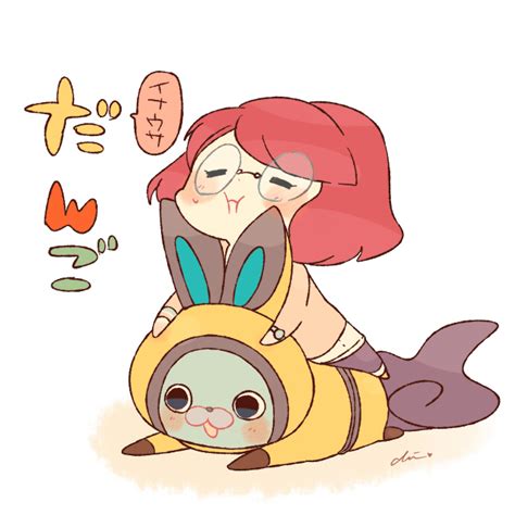 Usapyon And Misora Inaho Youkai Watch And 1 More Drawn By Chiyoko