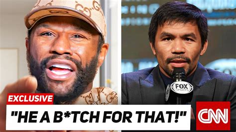 Floyd Mayweather Brutal Response To Manny Pacquiao Leaking Rematch