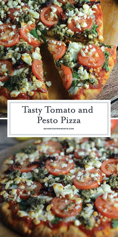 Tomato Pesto Pizza Savory Experiments