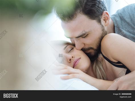 Young Couple Kissing Image And Photo Free Trial Bigstock