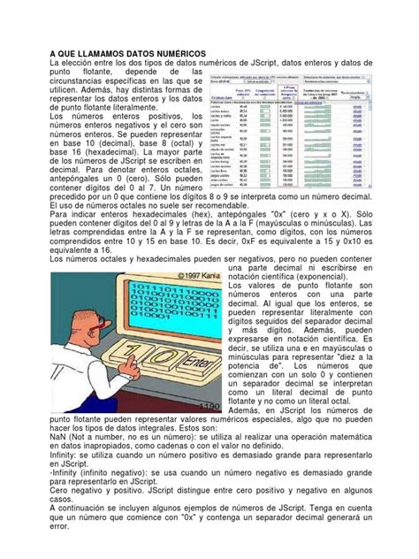 A Que Llamamos Datos NumÉricos Números Notación