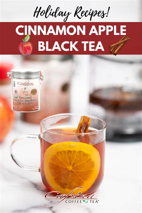 It S Time To Bring In The Holiday Joy With Some Apple Cinnamon Black