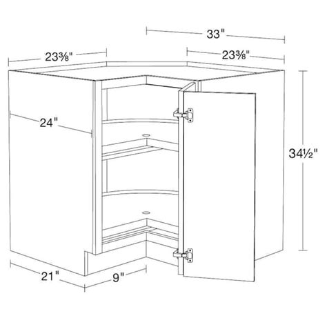 Lazy Susan Corner Cabinet Dimensions Cabinets Matttroy