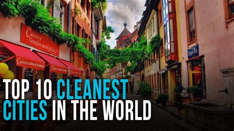 Top Cleanest Cities In The World Infoair World Youtube