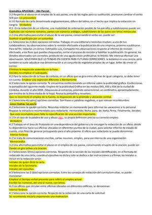 Trabajo Práctico 3 TP3 Gramatica Aplicada 80 Trabajo Práctico