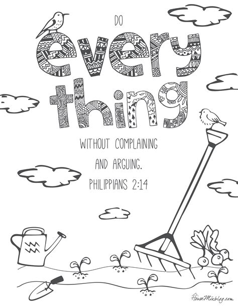 11 Bible Verses To Teach Kids With Printables To Color House Mix