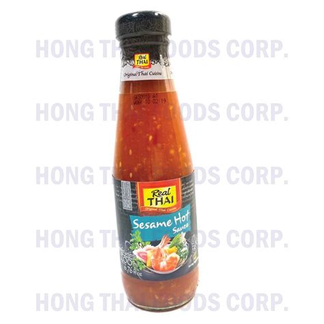 Real Thai Sesame Hot Sauce — Products Hong Thai Foods Corp