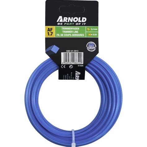 ARNOLD Fil de coupe bordure carré en nylon 2 4 mm 15 m