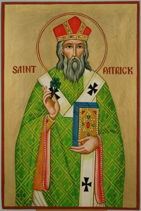 Saint Patrick Of Ireland Orthodox Icon Blessedmart