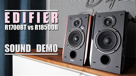 Edifier R1850DB Vs Edifier R1700BT Sound Demo W Bass Test YouTube