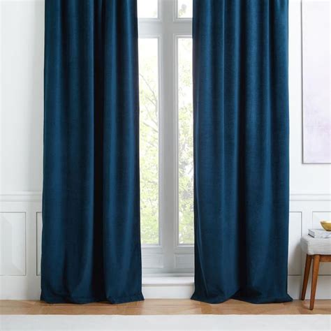 Slate Blue Velvet Curtain World Market