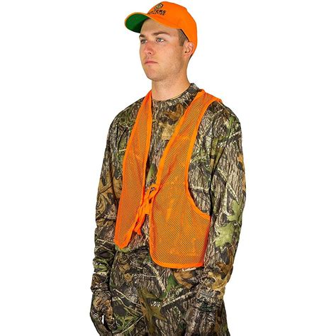 Bullseye North Hunters Specialities Blaze Orange Mesh Safety Vest