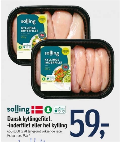 Salling Kyllingebrystfilet Føtex december 2022 Alle Tilbudsavis