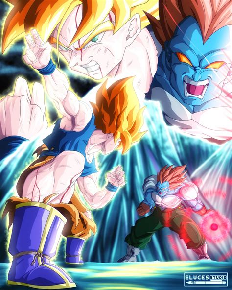 Artstation Son Goku Vs Super Android 13