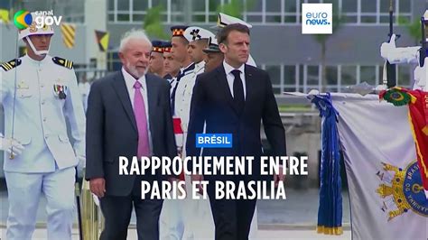 Brésil Emmanuel Macron en visite dans le pays pour relancer le