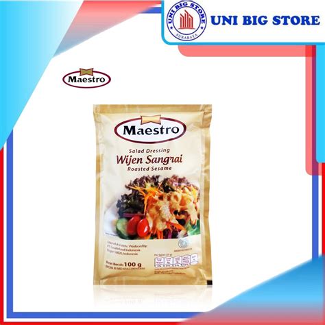 Jual Maestro Salad Dressing Saus Wijen Sangrai Roasted Sesame Sauce