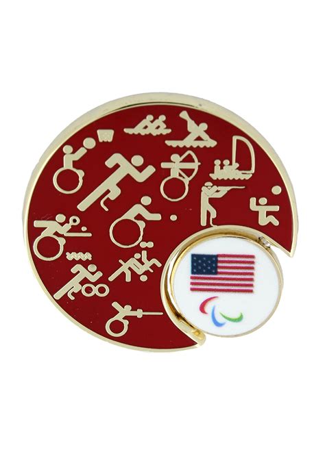 Paris 2024 Paralympic Sports Picto Spinner Pin Mike Eruzione Team Shop