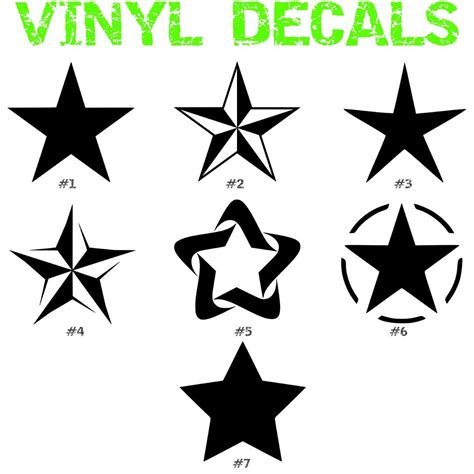 Star Astrology Symbols Signs Vinyl Decal Sticker Car Wall Window Laptop - Etsy