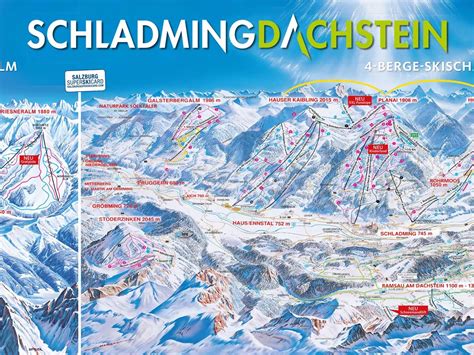 view piste map  schladming dachstein austria
