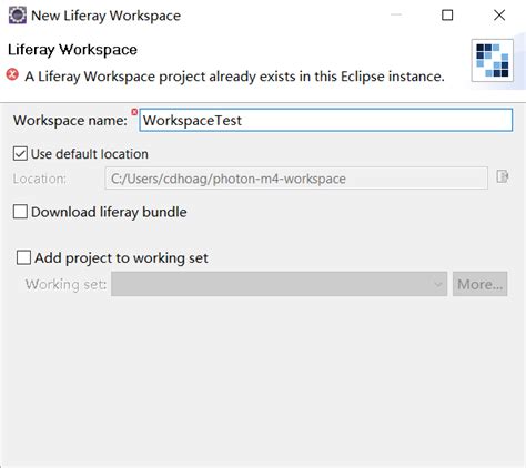 Creating A Liferay Workspace With Dev Studio Liferay Help Center