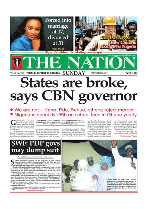 The Nation October 30 2011 By The Nation Issuu