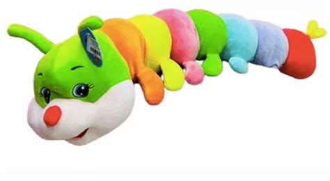 Peluche Gusano Colores Cm Cuotas Sin Inter S