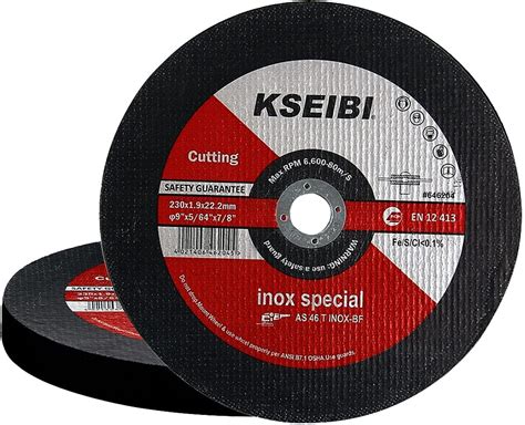 Kseibi Angle Grinder Cut Off Wheels For Cutting Metal Stainless Steel