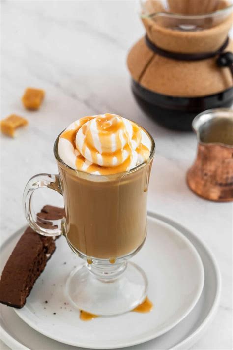 Caramel Latte Recipe Video Easy Starbucks Copycat Drink