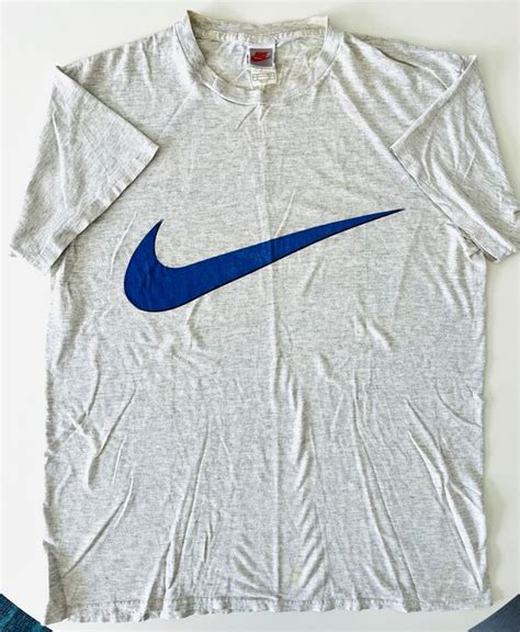 Vintage 1990s Nike Sportswear Swoosh Tee Single Stitch Gem