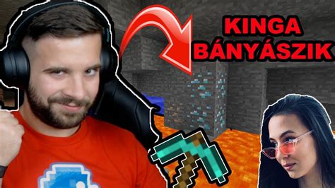 MEGTANÍTOM A BARÁTNŐM BÁNYÁSZNI A MINECRAFTBAN KIVISZEM A