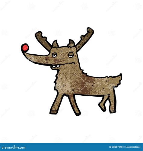 Funny Cartoon Reindeer Royalty Free Stock Photos - Image: 38067948