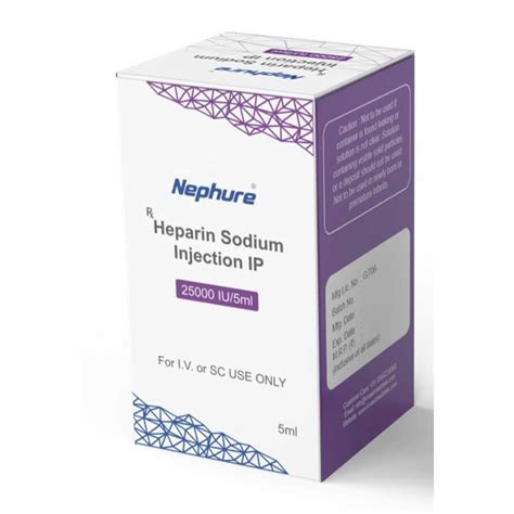 Heparin Sodium Injection At Rs 305 Vial In Nagpur ID 2850052053973