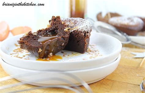 Fondant au Chocolat Coeur Coulant Caramel au Beurre Salé Brian Iz In