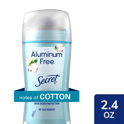 Secret Aluminum Free Cotton Deodorant 2 4 Oz Fred Meyer