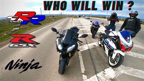 Bmw S1000rr Vs Kawasaki Zx10r Vs Suzuki Gsxr 1000 L 1000cc Sportsbike