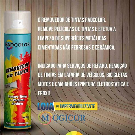 Tinta Spray Removedor De Tintas E Vernizes Ml Radcolor Radcolor