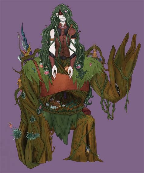 [OC] [Art] A Shambling Mound - Centaur or Bush-Taur if you will, I named Mine Russell! : r/DnD