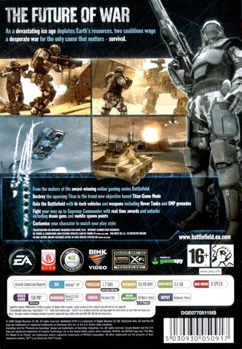 Battlefield 2142 2006 Box Cover Art Mobygames