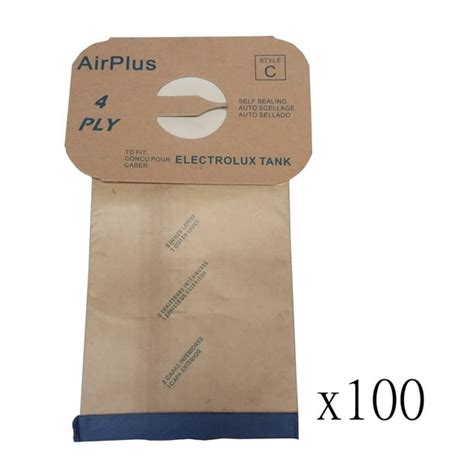 100 C Style Vacuum Bags For Electrolux 4 Ply Filter