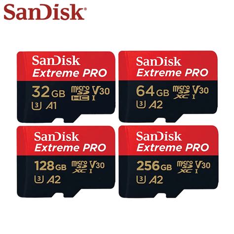 Sandisk Tarjeta De Memoria Micro Sd Extreme Pro Gb Gb Gb U