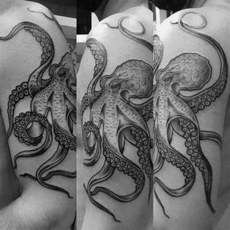 Unique Octopus Arm Tattoo Designs For Men Octopus Tattoo Design