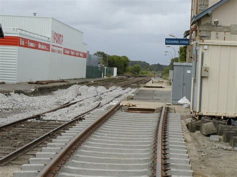 Voies De Trains Entre Auray Et Quiberon