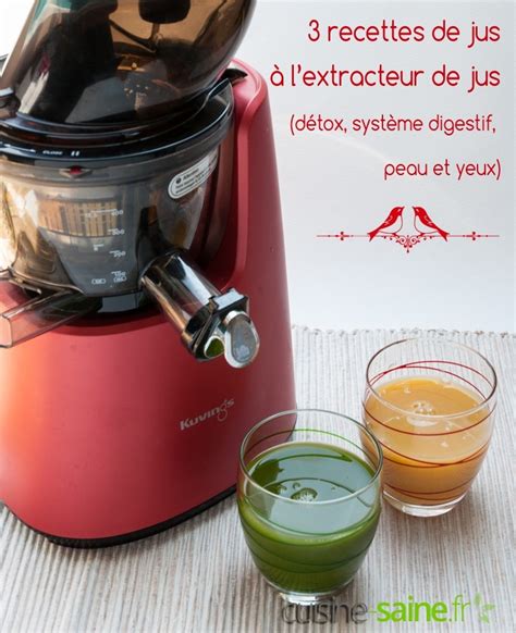 Recettes De Jus De L Gumes Lextracteur De Jus D Tox Digestif